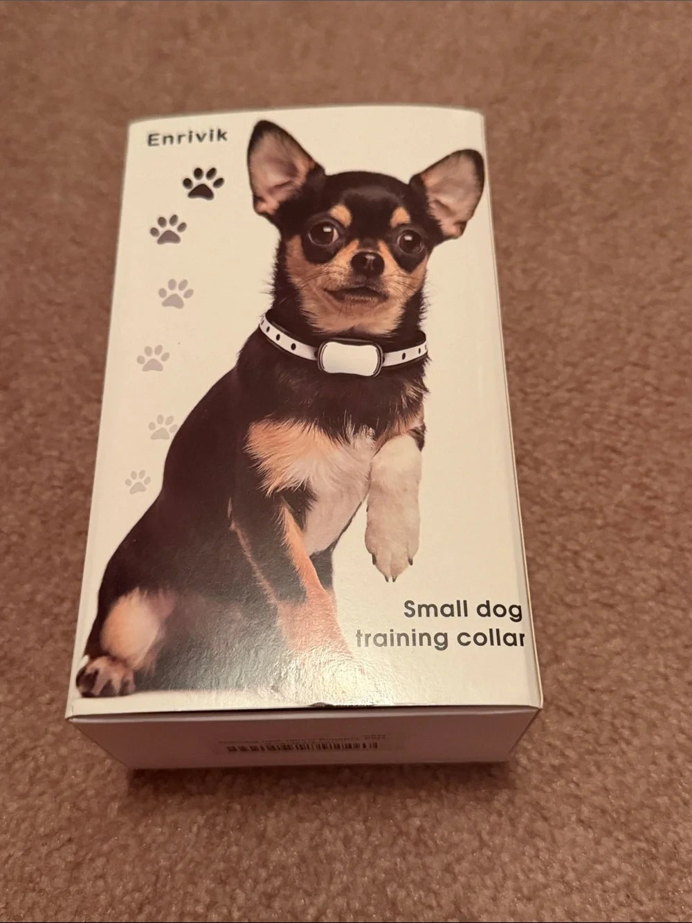 Small Dog Training Collar - White